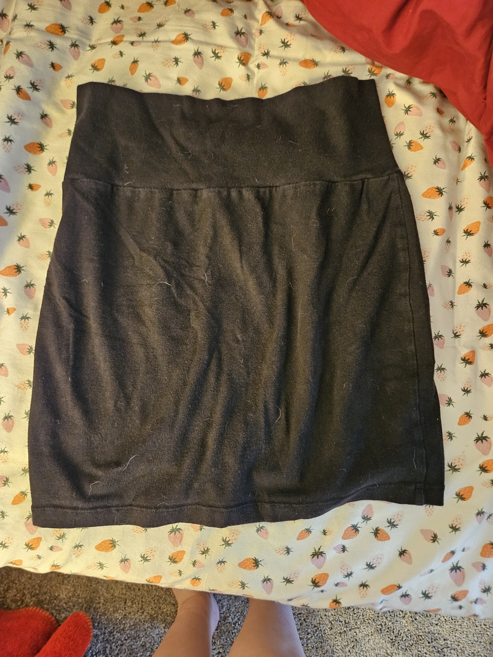 Charlotte Russe Black High-Waist Mini Skirt